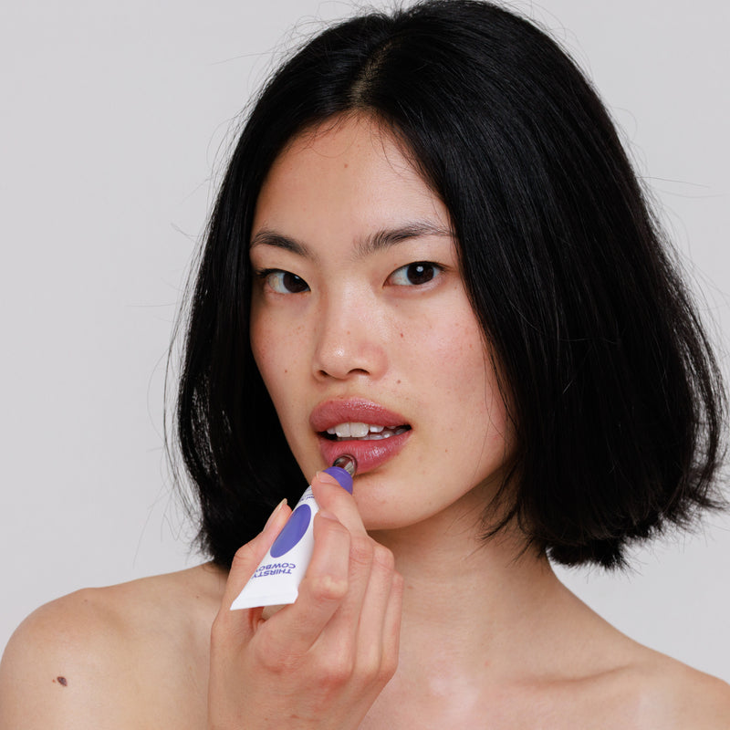 Apply Lip Butter using applicator
